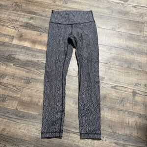 Lululemon Wunder Under Geometric Graphic Leggings